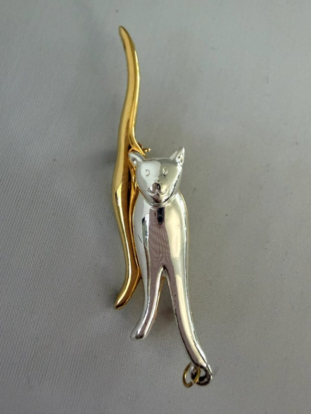 Vintage Cat Brooch TC Tanya Creations Cat Brooch/Pin